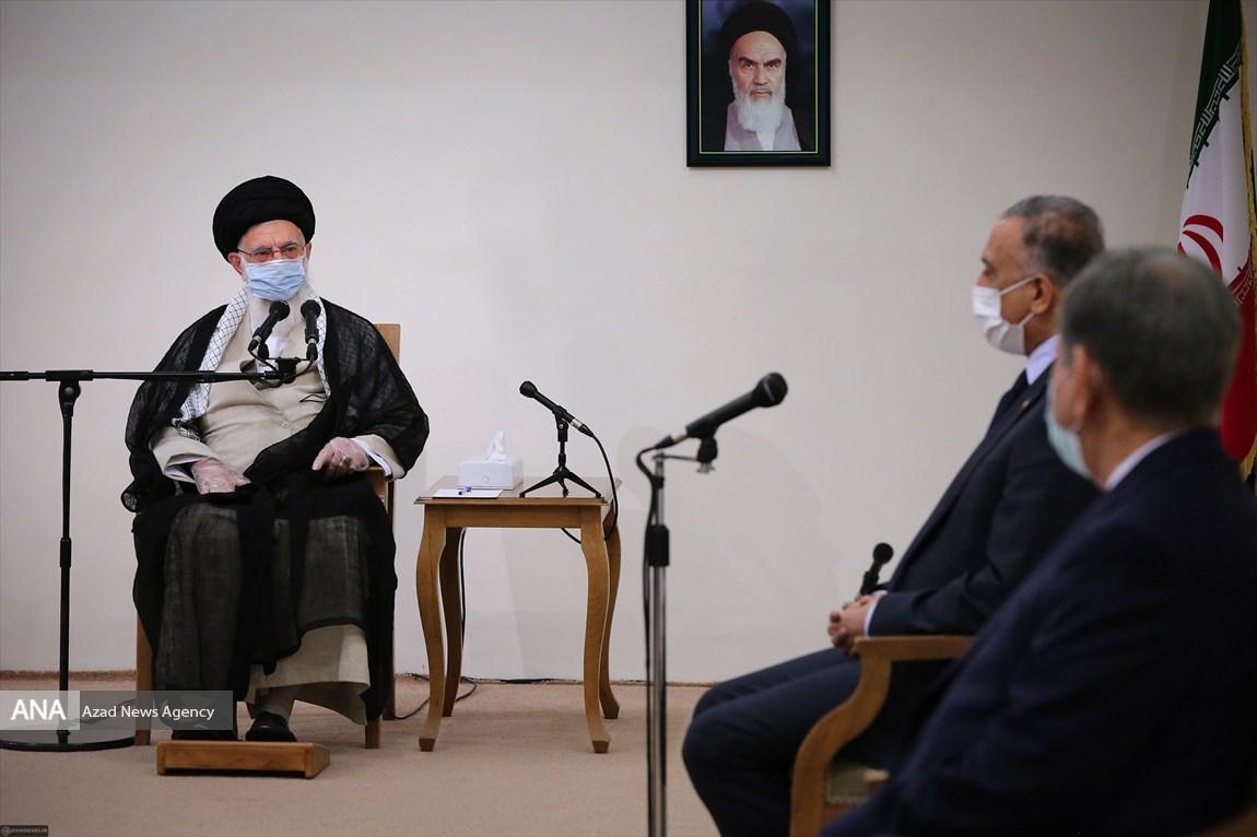 آیا دیدار رهبرانقلاب با نخست وزیر عراق در اتاق غیر معمول بوده است؟